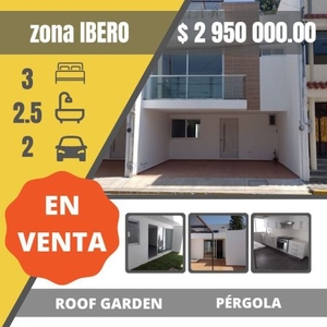 Casa en zona IBERO con Roof Garden *Monto de inversión $ 2,950 000.00*