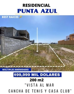 LOTE EN LA COMUNIDAD CON AMENIDADES | PUNTA AZUL RESIDENCIAL