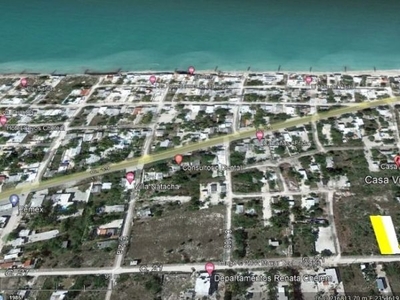 Se vende terreno de 10x50 en la playa de Chelem, Yucatán mil pesos x m2