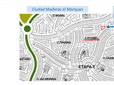 Terreno Venta 216 M2, Ciudad Maderas, X Universidad Mondragón, Esquina, Plano