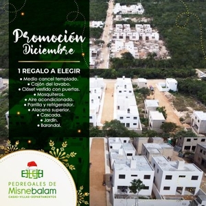 TOWNHOUSE MAGNUM3 EN PRIVADA EN VENTA, PEDREGALES DE MISNEBALAM, PROGRESO-MÉRIDA