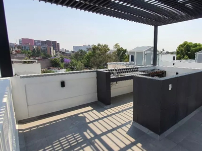 Exclusivo Penthouse Con Roof Garden Privado En Roma Norte