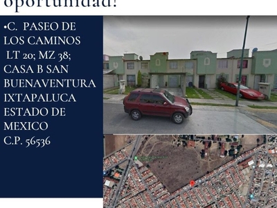 Casa en venta Paseo De Los Caminos 20, Mz 020, Unidad San Buenaventura, San Buenaventura, Estado De México, México