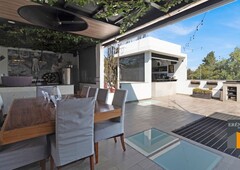 casa en venta 3 recamaras roof garden jardines del pedregal - 5 baños - 340 m2