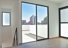 en venta, luminoso departamento con roof garden privado - 2 baños - 90 m2