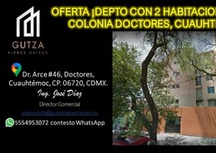 venta de departamento - dr. arce 46, doctores - 1 baño