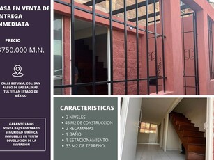 Casa en venta Betunia, Lote 92, San Pablo De Las Salinas, Estado De México, México