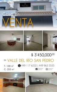 Casa en Venta en Valle del Rio San Pedro Aguascalientes, Aguascalientes