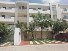 3 cuartos, 90 m departamento en renta en playa del carmen.