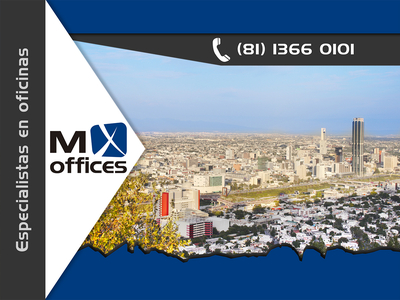 Oficinas en el Centro de Monterrey Desde 400m² hasta 1,080m² en $220