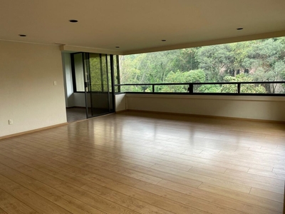 venta de departamento - amplio y luminoso en bosques de las lomas. smo - 3 recámaras - 4 baños - 352 m2