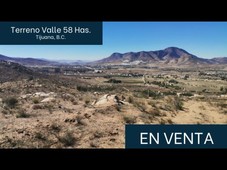 terreno en venta valle redondo carretera cuota tijuana - mexicali