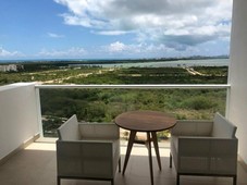 departamentos en renta - 98m2 - 2 recámaras - cancun - 28,000