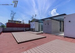 en venta, departamento exterior con amplios espacios y terraza de 32m2 - 2 habitaciones - 2 baños