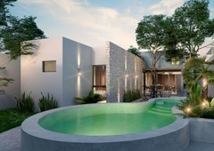 casa en venta de 1 piso con amplio terreno cholul yucatan