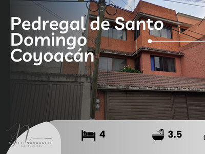 Casa En Pedregal De Santo Domingo, Coyoacán Cerca Del Metro Copilco