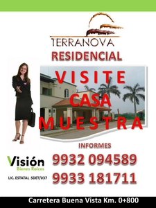Casa en Venta en Fraccionamiento Terranova Villahermosa, Tabasco