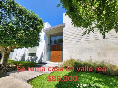 casas en renta - 469m2 - 4 recámaras - valle real - 85,000