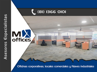 Oficina en renta 900m2 en Av. Vasconcelos Ote. en San Pedro Garza Garc
