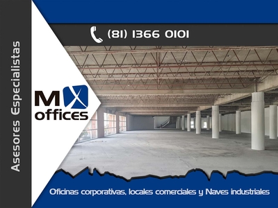 Oficinas en renta en Monterrey Centro - 1,180m2 en Obra Gris