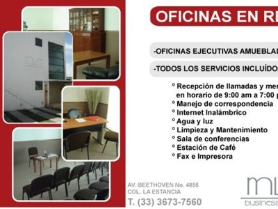 Oficinas amuebladas, oficinas virtuales y sala de conferencias para cursos y talleres