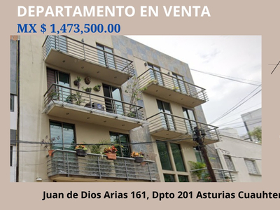 Departamento En Venta En Asturias Cuahutemoc Cdmx I Vj-za-054