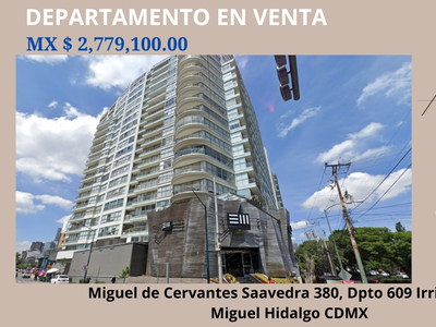 Departamento En Venta En Miguel De Cervantes Saavedra Cdmx I Vj-za-072