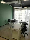 oficina amueblada en renta de 16 m2 en polanco