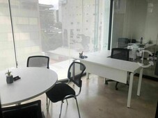 oficina amueblada en renta de 24 m2 en polanco