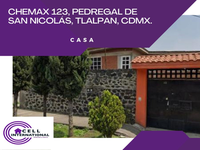 Venta De Casa En Chemax, Pedregal De San Nicolás 1ra Sección, Tlalpan, Cdmx