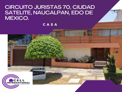 Venta De Casa En Circuito Juristas, Ciudad Satelite, Naucalpan, Edo De Mexico