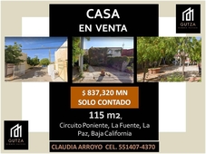 Doomos. Casa en Venta - 3 Recamaras - La Fuente - La Paz - Baja California - Remate Bancario