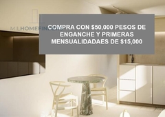 Doomos. Departamento en Preventa Reforma COMPRA CON 50 MIL PESOS DE ENGANCHE MENS. $15 MIL