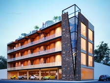 Doomos. Exclusivo residencial en Tulum con amenidades como Roof top con vista al mar, alberca con jacuzzi y acabados de lujo.